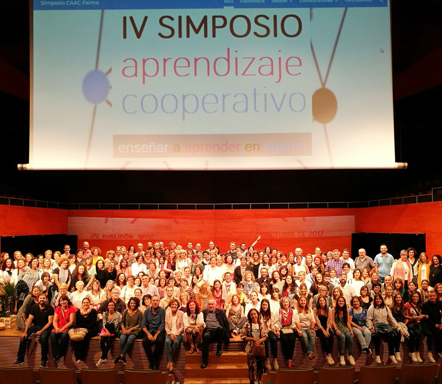 Kurutziaga Ikastolako ordezkariak Ikasketa Kooperatiboen IV sinposioan