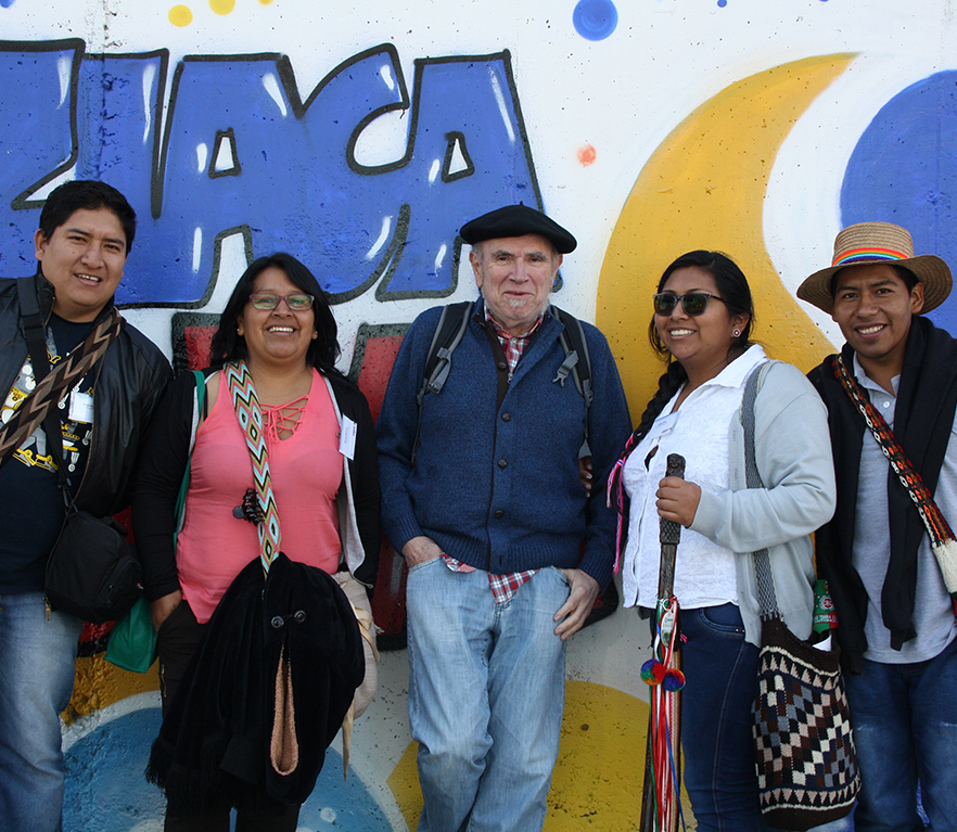 Nasa herriko ordezkariak ikastolan.