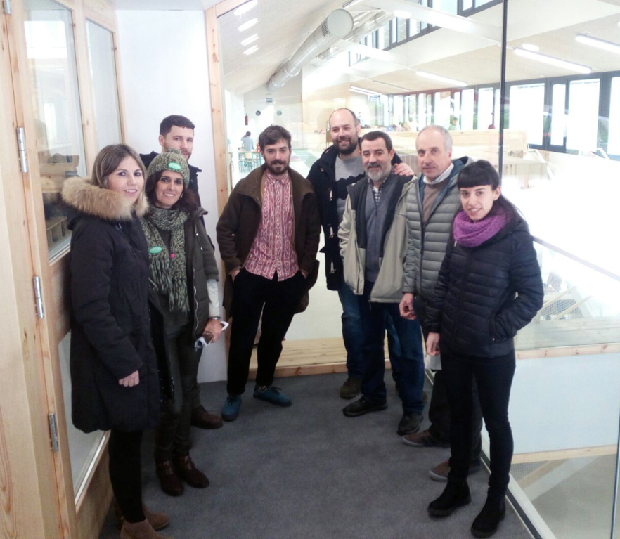 Seber Altube ikastolakoak bisitan