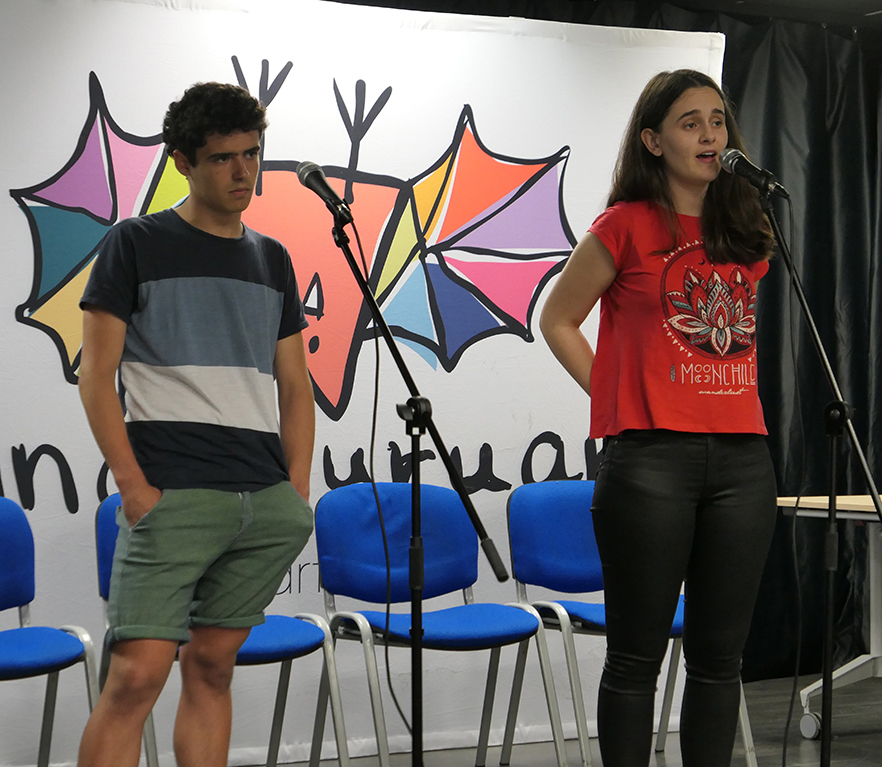 Eskolarteko bertsolari gazteen txapelketa ikastolan