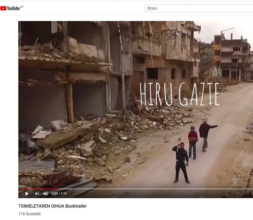 DBH4ko bi ikaslek irabazi dute euskarazko book-traiker lehiaketa