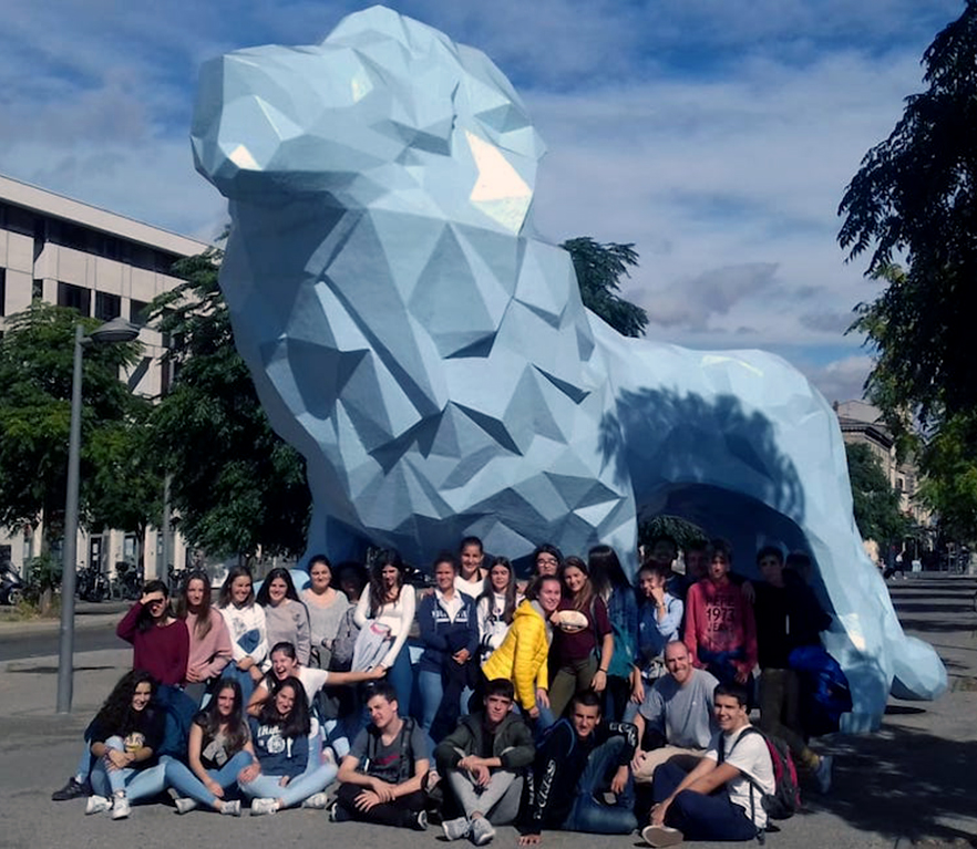 DBH3 eta DBH4: frantseseko ikasleak Bordelen