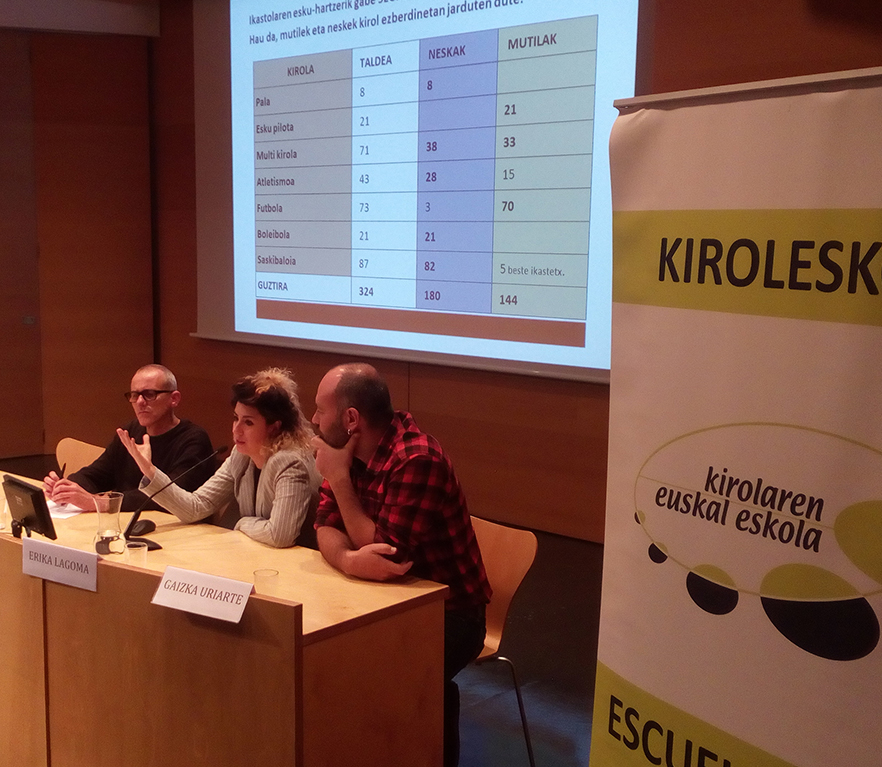 Kurutziagako kideak “Kirola eskolan” jardunaldietan Gasteizen