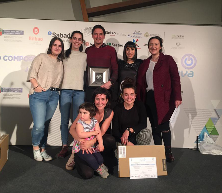 Ibaizabal ikastolako ikasle talde batek Start Innova saria