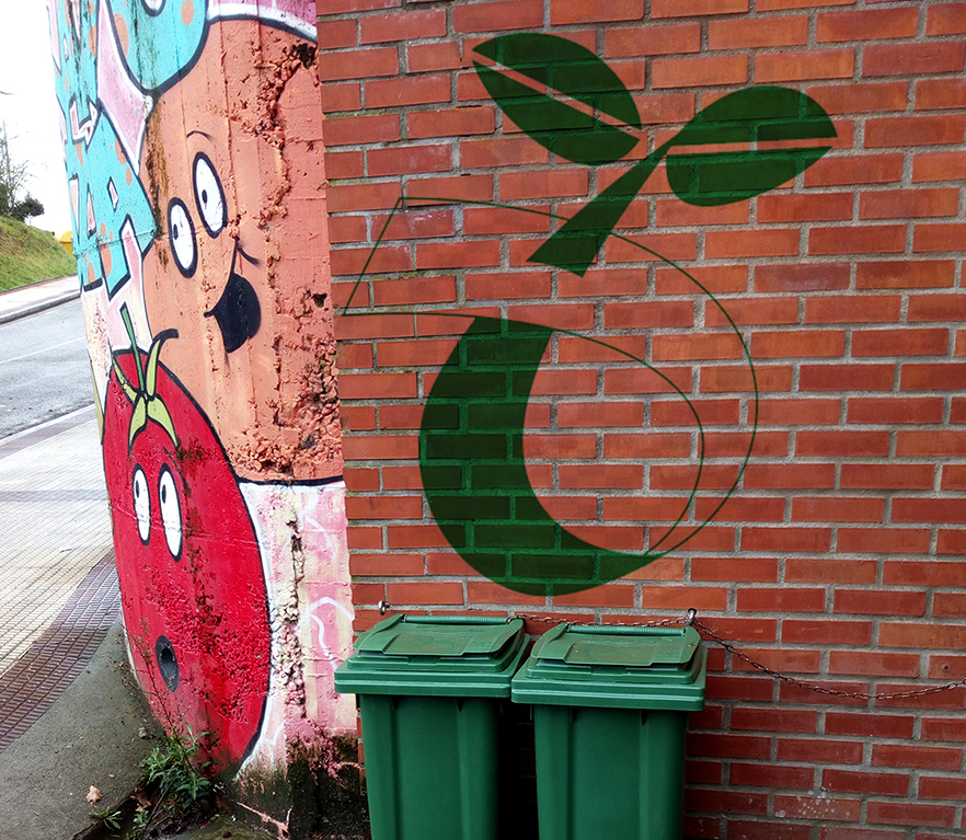 Hondakin organikoa biltzen konposta egiteko