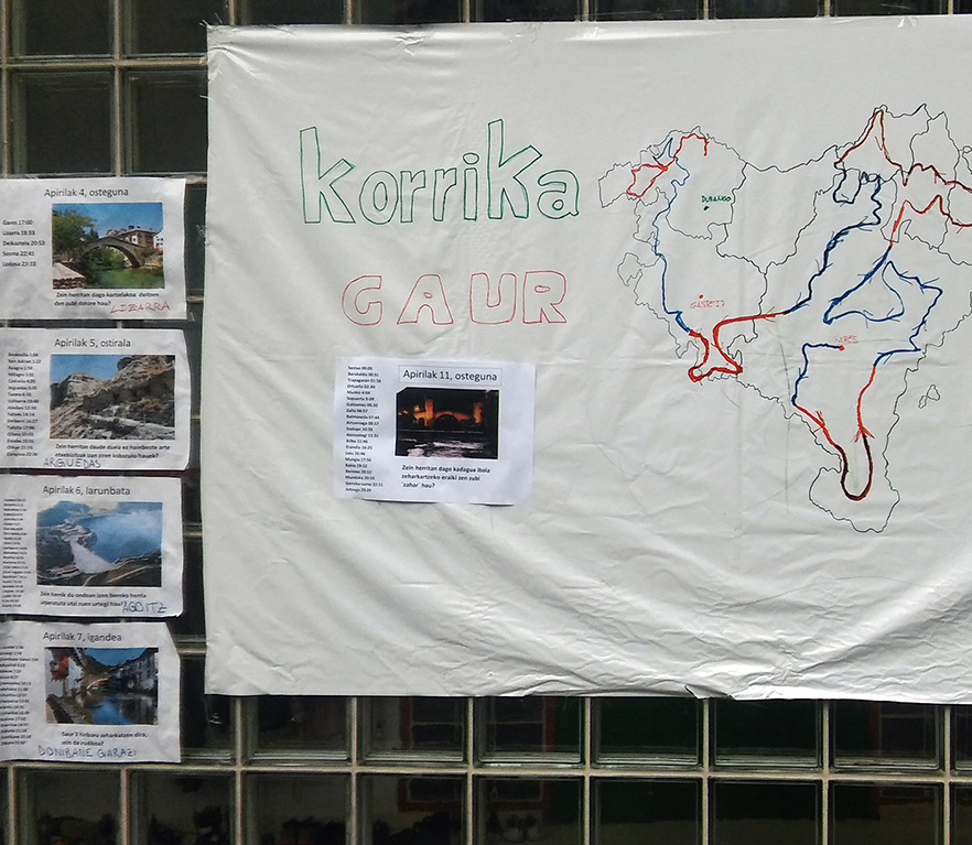 DBH Euskara Taldea eta LHko 3. zikloa: Korrikarekin herriak ezagutzen