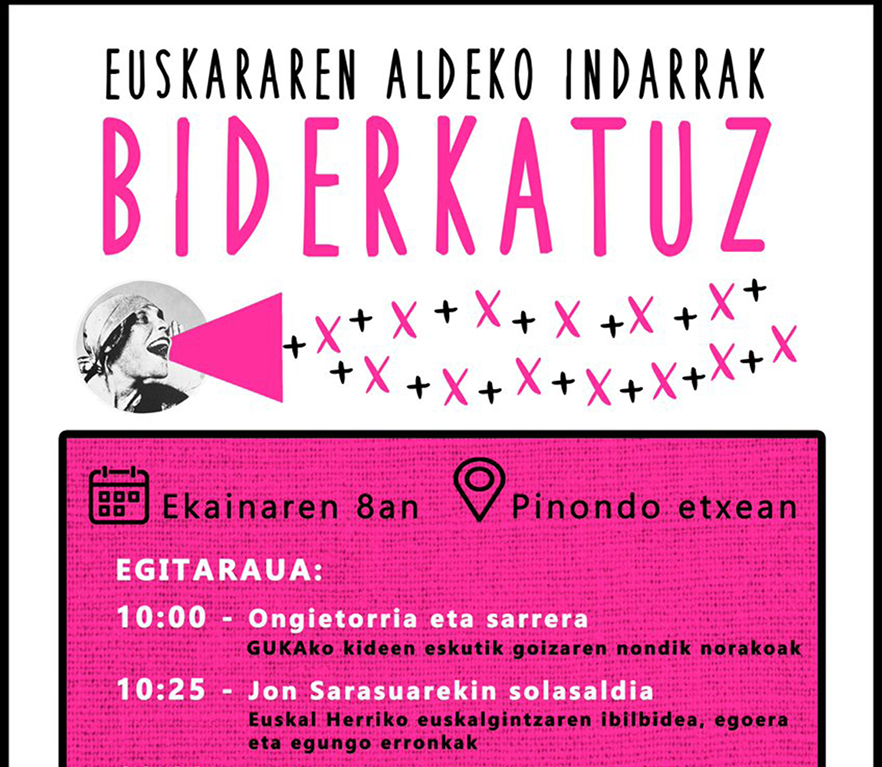 Guka: “Euskararen aldeko indarrak biderkatuz” jardunaldia zapatuan Durangon