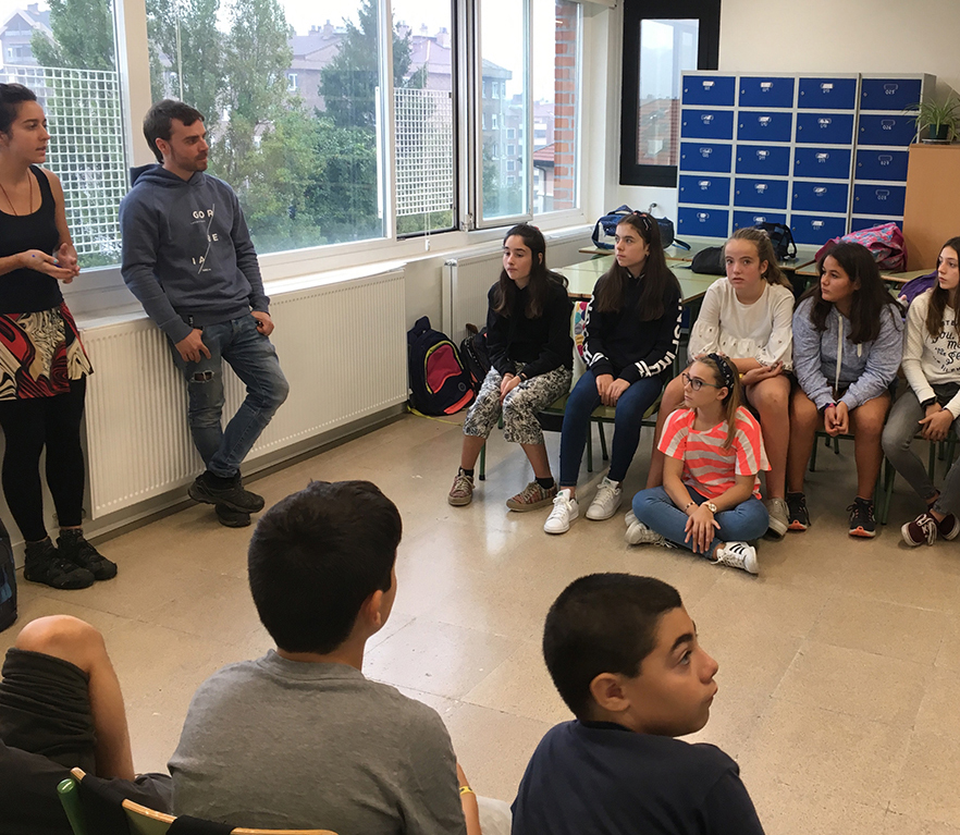 DBH1: “Eraldatzen” programa Urtxintxa eskolarekin