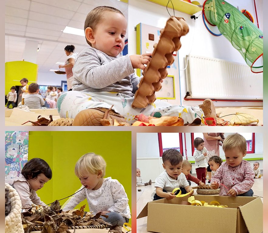 HH 0 eta 1 urte: udazkenarekin jolasean