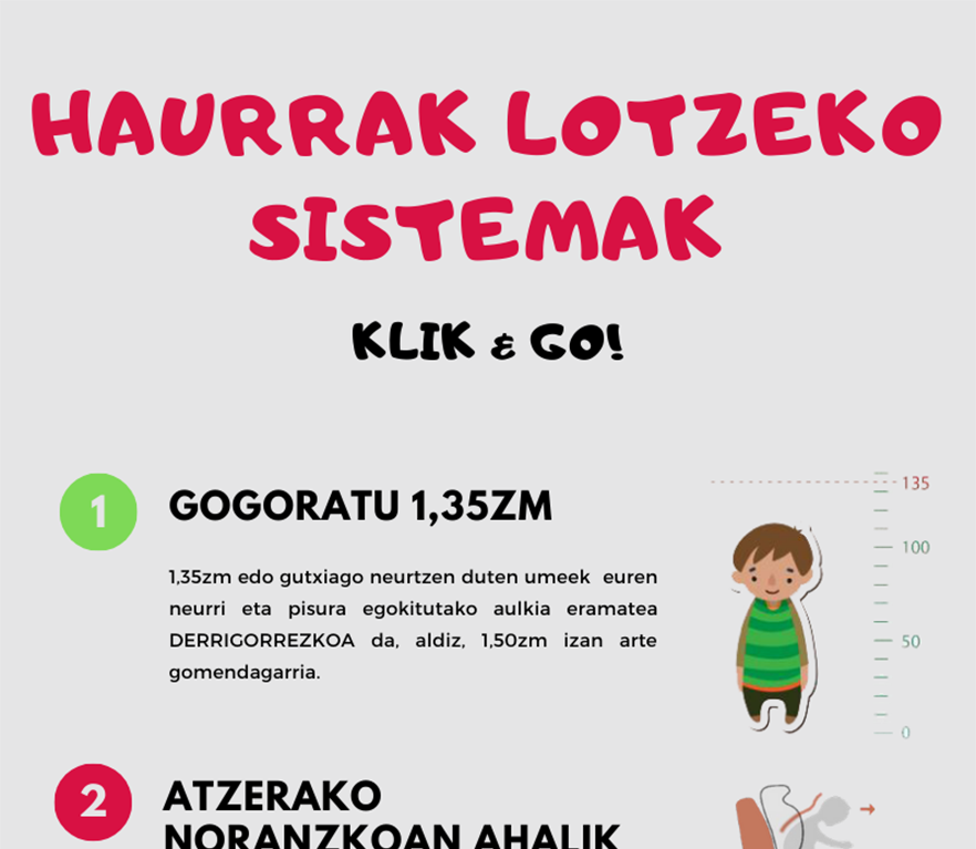 Autoan haurrak lotzeko sistemak Stop Accidentes elkartearen eskutik