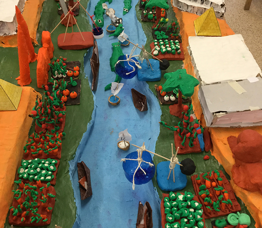 3º de EP: maquetas del antiguo Egipto