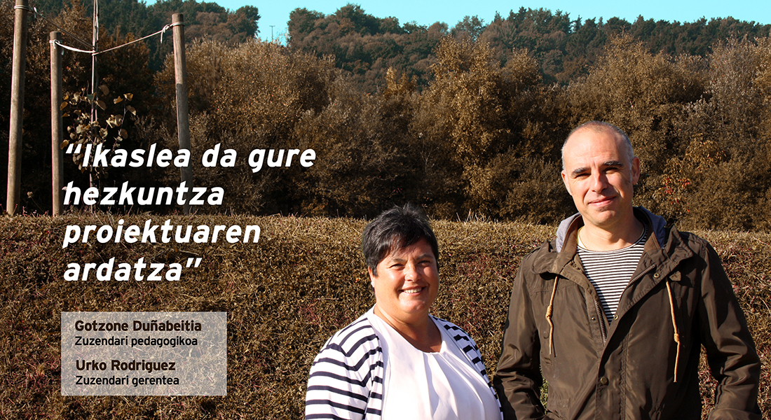 “Ikaslea da gure hezkuntza proiektuaren ardatza”