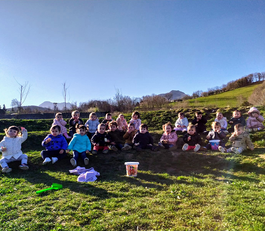 Ei 1 año: disfrutando del sol de invierno