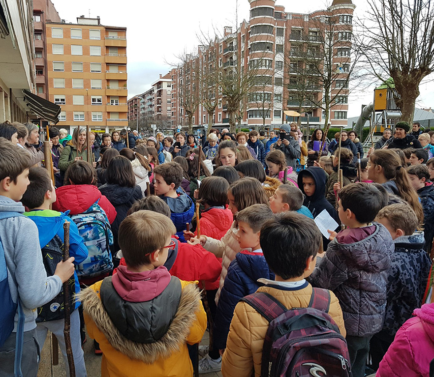 Santa Ageda bezperaz, kopla kantari Durangotik