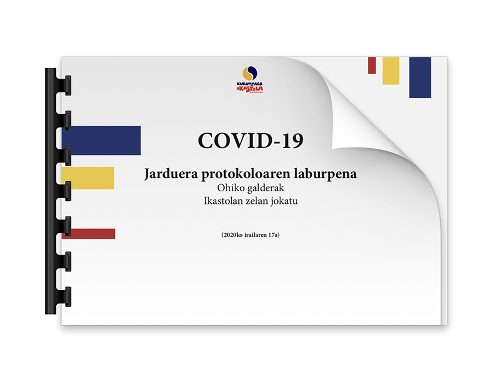 COVID-19: protokolo jardueraren laburpena