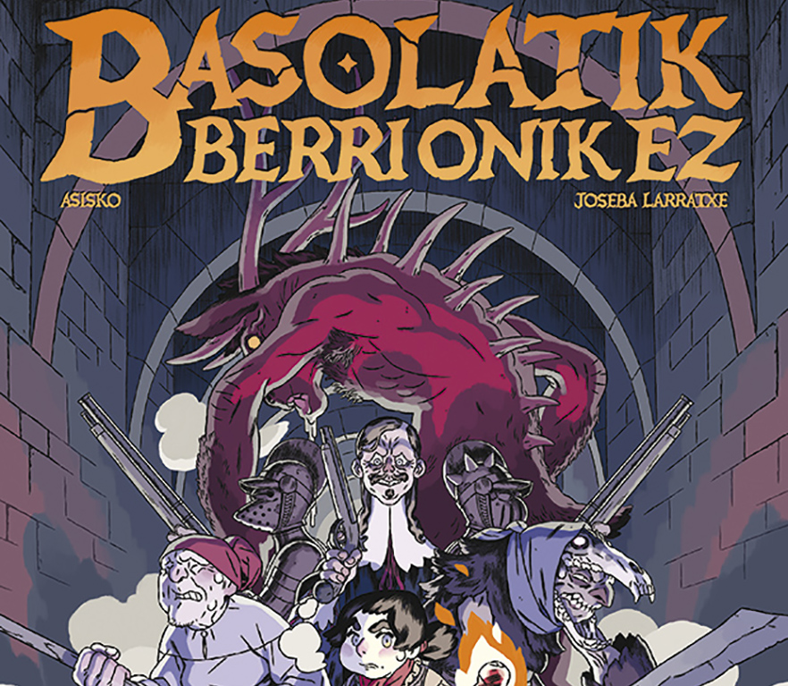 EHI: “Basolatik berri onik ez”. Asisko eta Larratxeren komikia aurkeztu da gaur Donostian