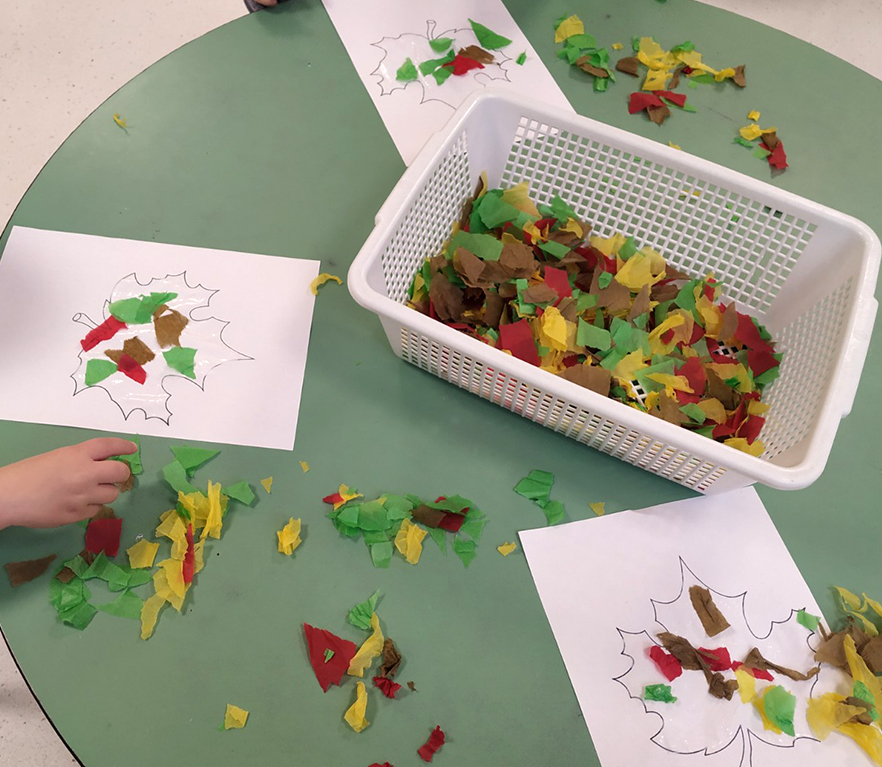 EI 3 años: Colores de otoño.