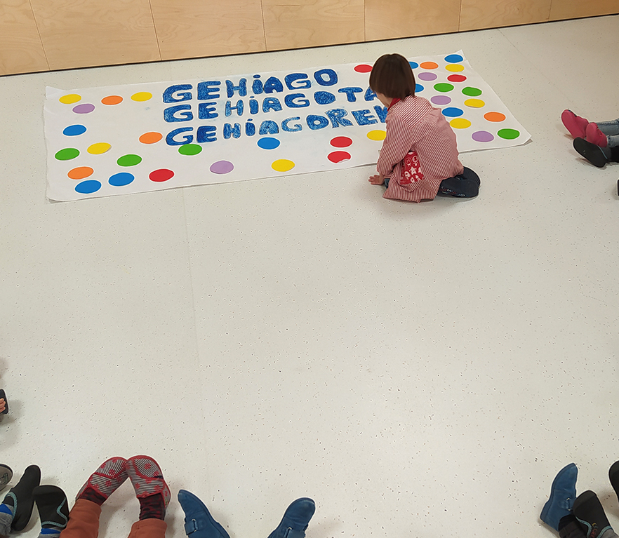 EI 3 años: sorpresa de Argitxo