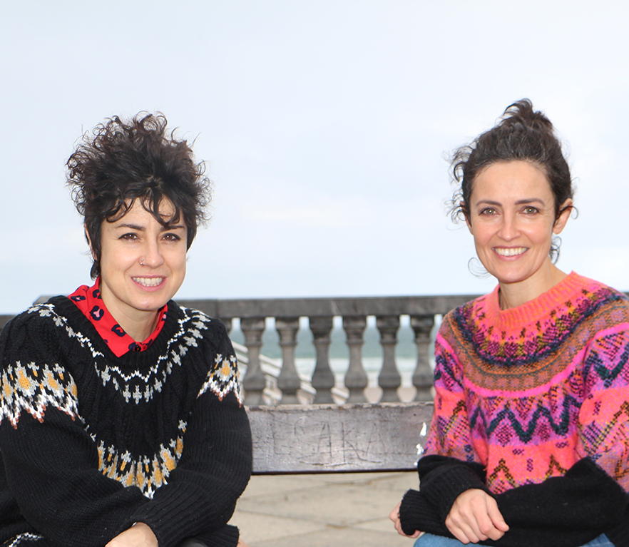 Erika Lagoma irakasleak Tene Mujika beka jaso du Estitxu Fernandezekin batera