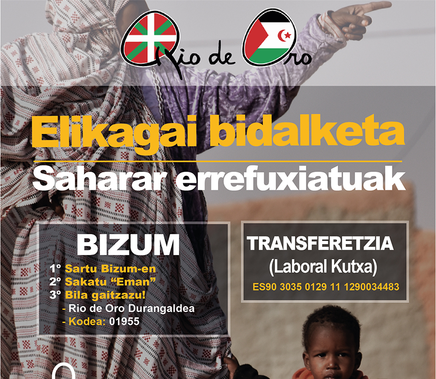 Rio de Oro: elikagai bilketa saharar errefuxiatuentzako