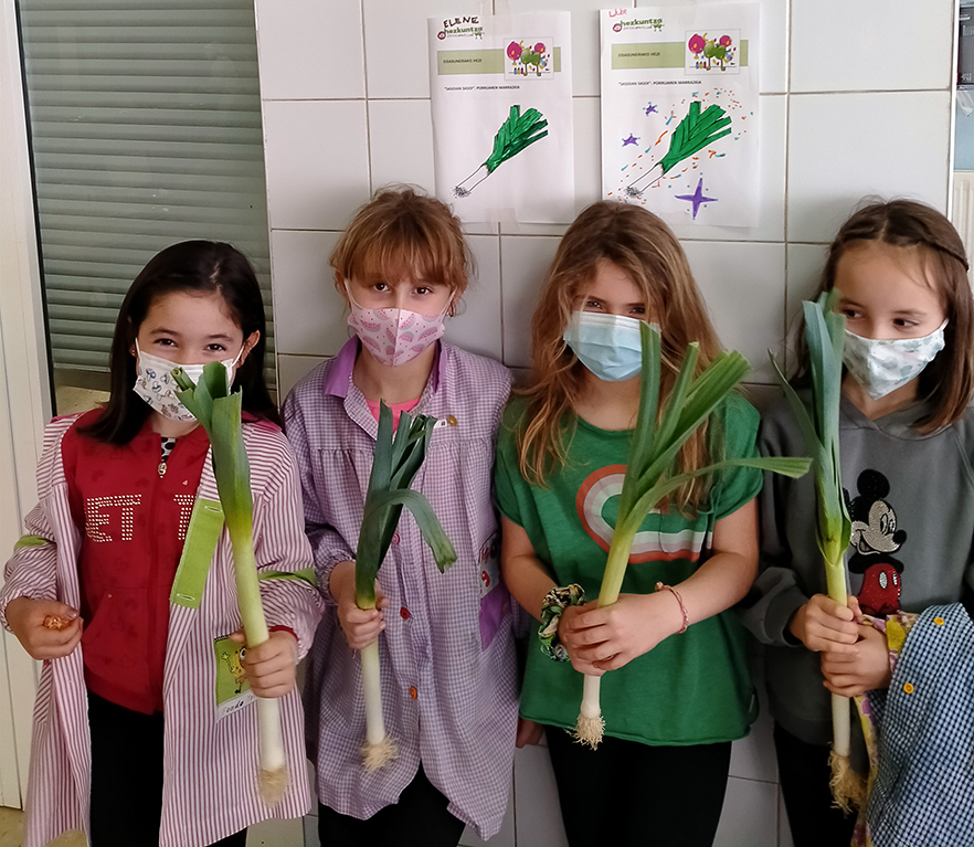 “Sasoian sasoikoa” (comedor): “Puerros”