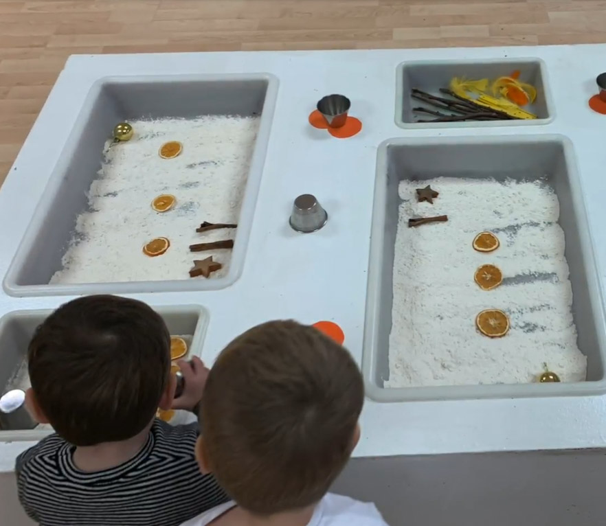 El 1 año: manchando las manos