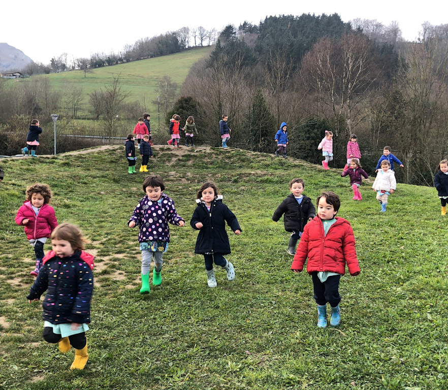 El 3 años: Por primera vez, en el espacio de arriba