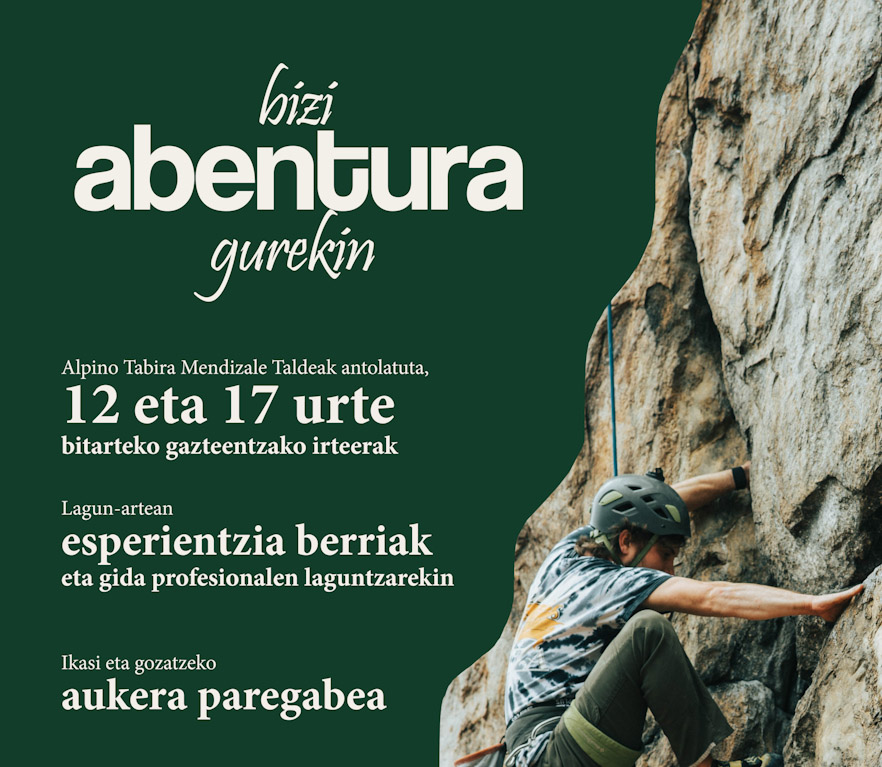 Alpino Mendizale Taldea organizará actividades para jóvenes