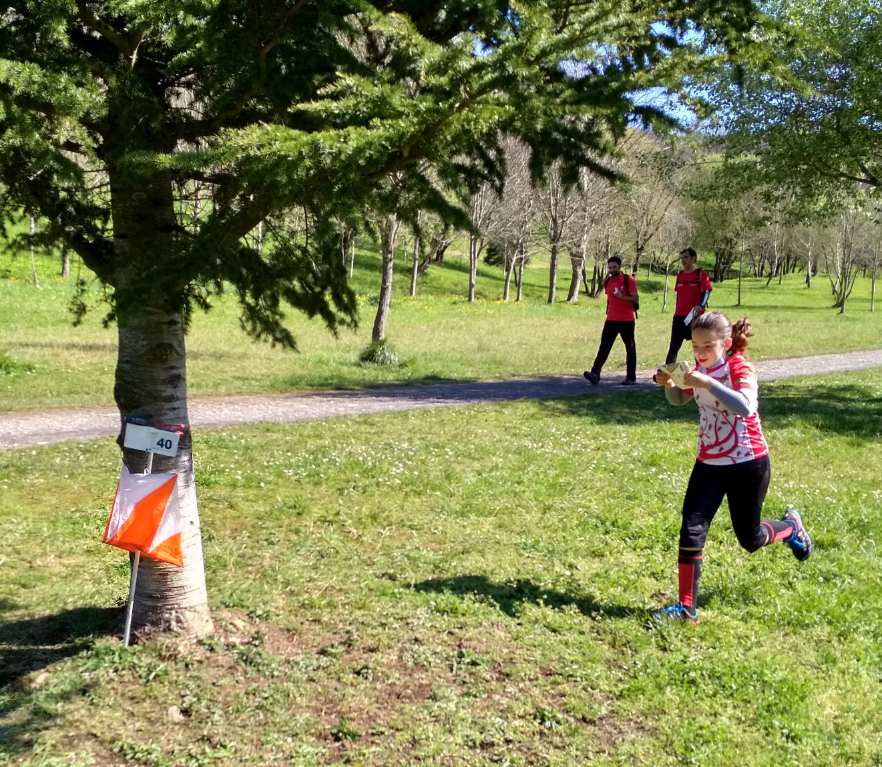 Kirola: Ikastolako ikasle Lene Garcia Schulze, Orientazio kiroleko txapeldun txikien kategorian