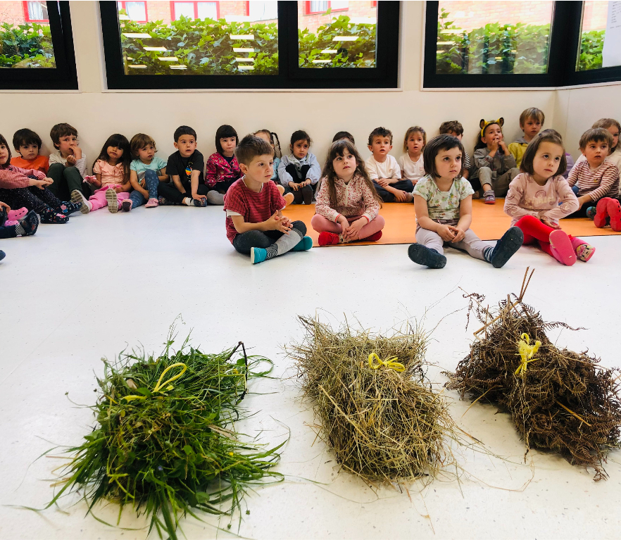 El 3 años: conociendo los animales de caserío