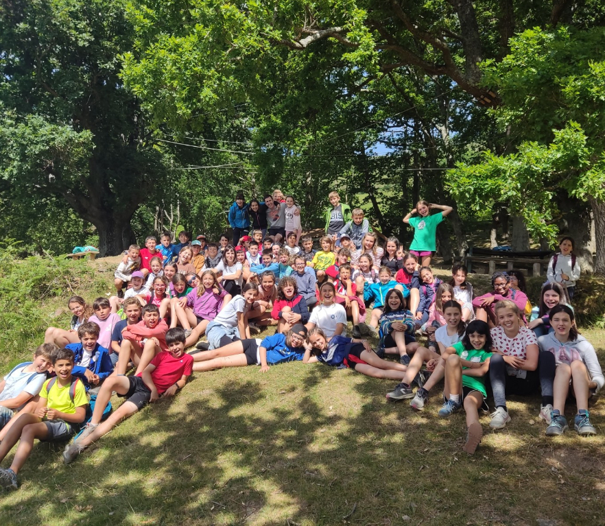 5º de EP: Visita a Arantza, acompañados/as por el buen tiempo