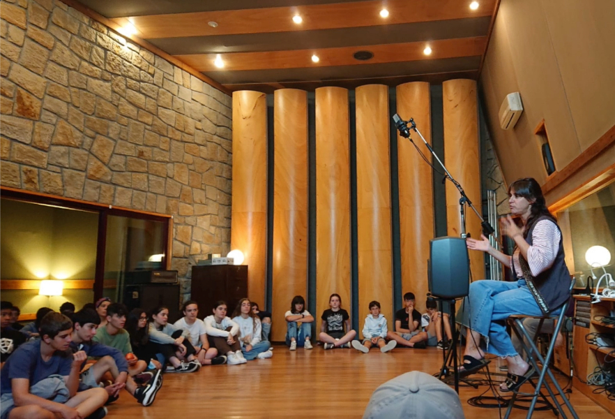 3º de ESO: Hemos estado en un estudio de música