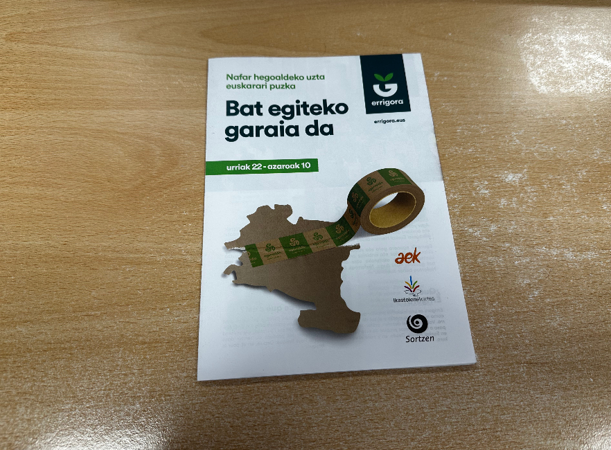 Errigorak “Euskarari puzka” kanpaina abiatuko du urriaren 22an