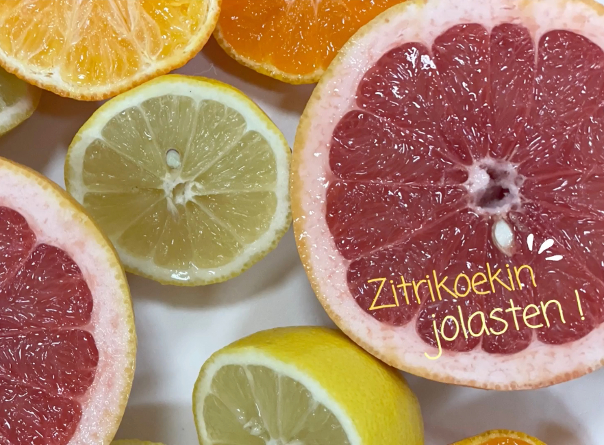 El 2 años: Degustando cítricos