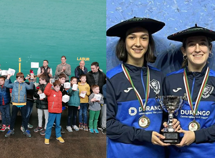 Alumnas/os de Kurutziaga, protagonistas del fin de semana en el ajedrez y en el frontón