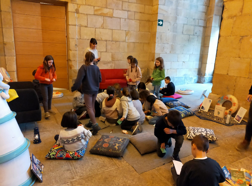 3º de EP: en la Sala de Literatura Infantil con Berbaro