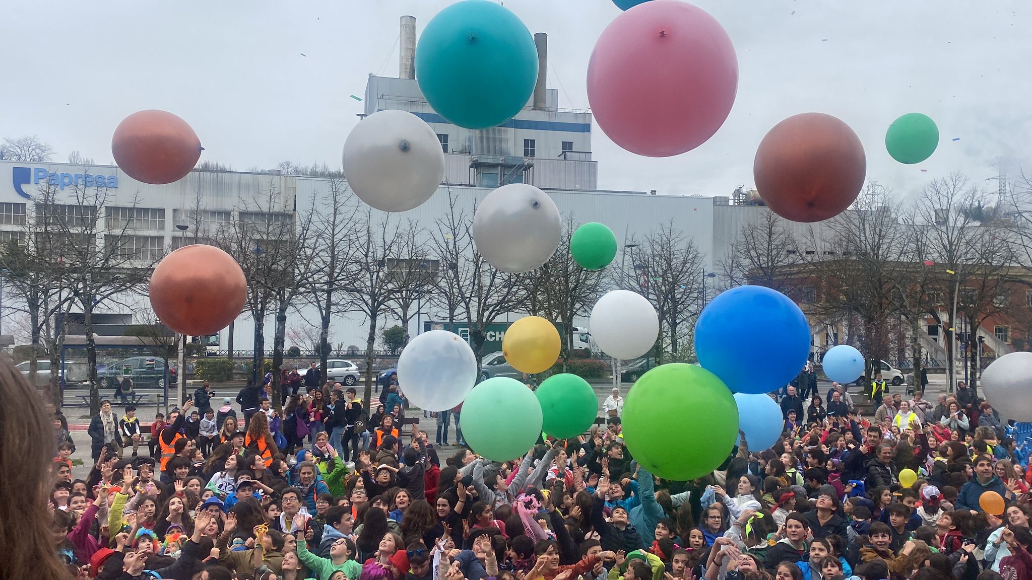 7.000 personas han realizado una cadena humana a favor del euskera batua [Berria]