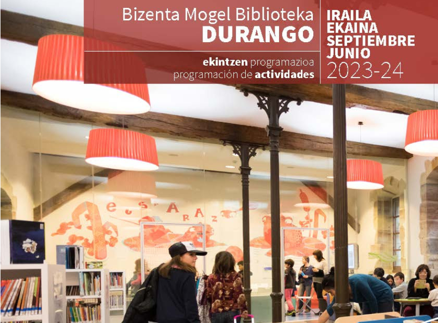 Bizenta Mogel bibliotekak 2023/24 ikasturterako ekintzen proposamena argitaratu du