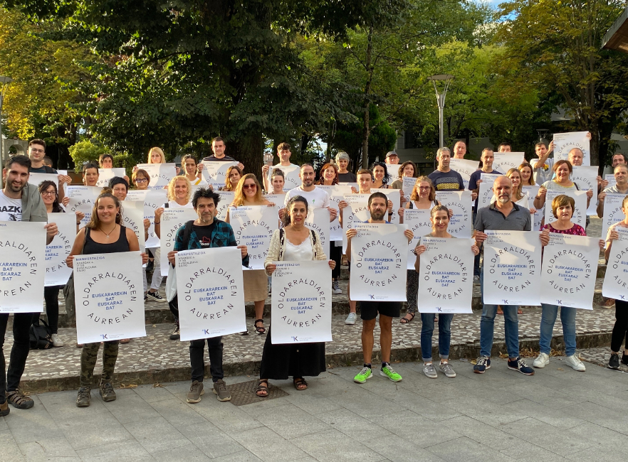 El 4 de noviembre nos reuniremos en Bilbo a favor del euskera