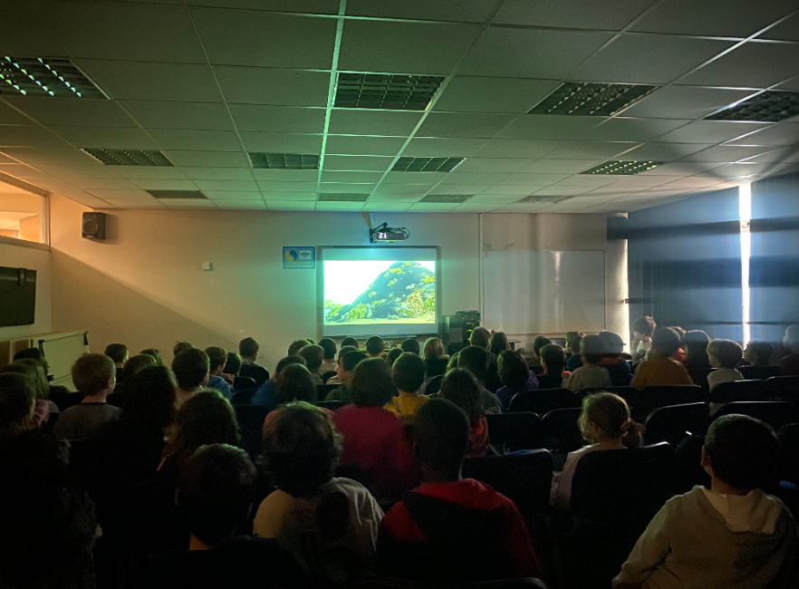 Comedor: Sesión de cine
