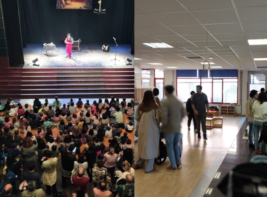 Ateak Zabalik jardunaldia eta Ekain pailazoaren ikuskizuna, zapatua hamaika kolorez busti genuen!