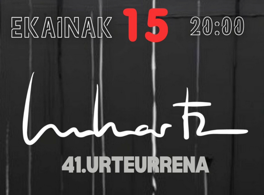 Luhartzen kontzertua Plateruenean