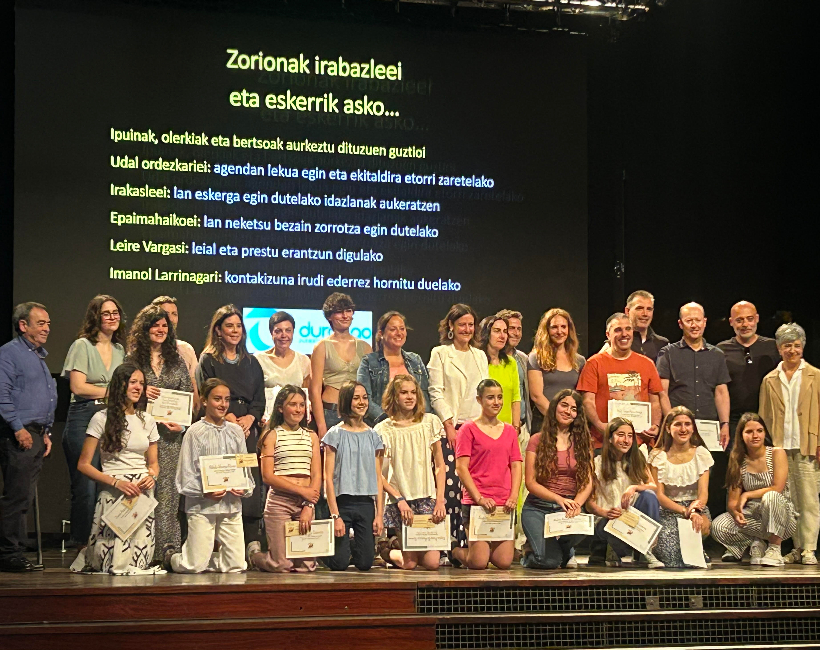 Kurutziagako ikasleak Julene Azpeitian sarituta