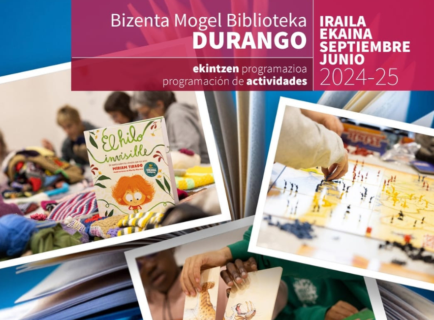 Bizenta Mogel Biblioteka: Programa de actividades para el curso 2024/2025