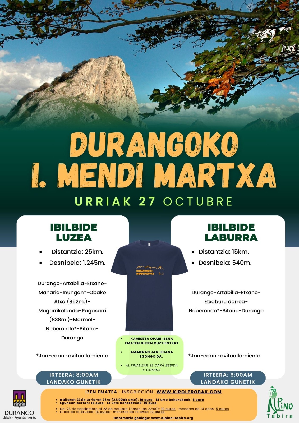 Durangoko I. Mendi martxa