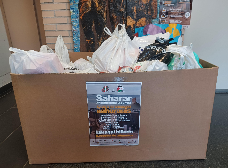 Eskerrik asko saharar herriaren alde zuen ekarpena egiteagatik