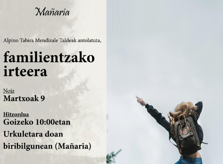 Alpinoren irteera familiei zuzenduta