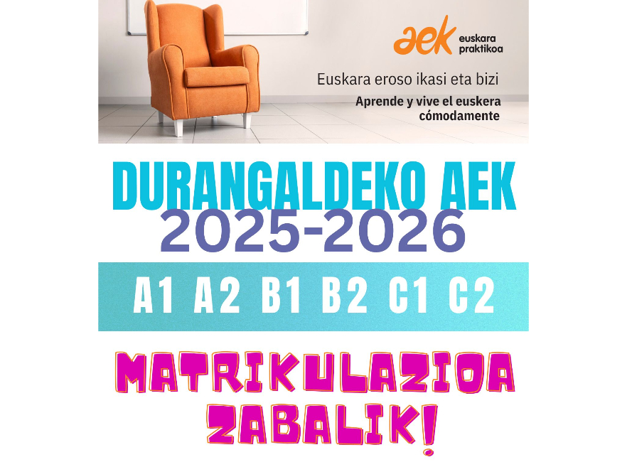 Matrícula abierta en AEK