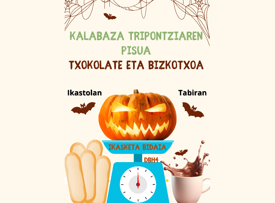 [VIAJE FIN DE CURSO] Gaba Baltza: Calabaza Tripontzi / Chocolate y bizcocho
