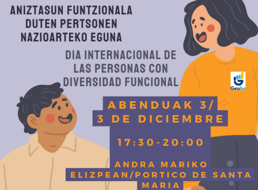 Aniztasun Funtzionala duten Pertsonen Nazioarteko Eguna, abenduaren 3an